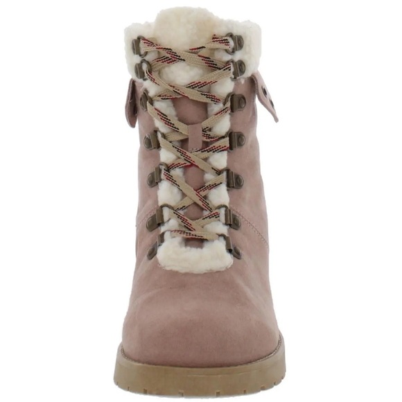 SALE!!! New Jane and the shoe taupe boots lug sole sz 6.5m - Picture 6 of 7